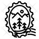 پیش‌نمایش فایل nature-oval-stamp-2214183 از پک تمبر