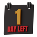پیش‌نمایش فایل 1-day-left-7192596 از پک شمارنده روزهای باقی مانده