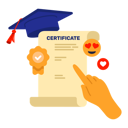 پیش‌نمایش فایل graduation-certificate-9891814 از پک آموزش دیجیتال