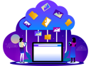 پیش‌نمایش فایل cloud-storage-2040884 از پک صفحه فرود وب‌سایت