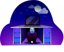 پیش‌نمایش فایل hacker-2040900 از پک صفحه فرود وب‌سایت