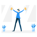 پیش‌نمایش فایل man-enjoying-party-with-beer-2061900 از پک جشن