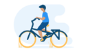پیش‌نمایش فایل boy-riding-cycle-2061820 از پک ماجراجویی و سفر