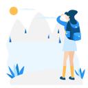 پیش‌نمایش فایل girl-finding-way-during-trekking-2061824 از پک ماجراجویی و سفر