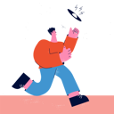 پیش‌نمایش فایل advertising-man-with-megaphone-5131770 از پک بازاریابی و بازخورد