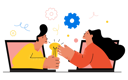 پیش‌نمایش فایل online-business-consultation-5131801 از پک کسب و کار
