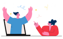 پیش‌نمایش فایل online-meeting-with-colleague-5131804 از پک کسب و کار