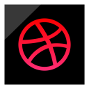 پیش‌نمایش فایل dribbble-8 از پک رسانه های اجتماعی