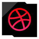 پیش‌نمایش فایل dribbble-19 از پک رسانه های اجتماعی
