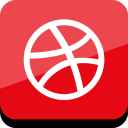 پیش‌نمایش فایل dribbble-27 از پک رسانه های اجتماعی