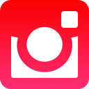 پیش‌نمایش فایل instragram از پک رسانه اجتماعی قرمز
