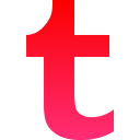 پیش‌نمایش فایل tumblr-32 از پک رسانه اجتماعی قرمز