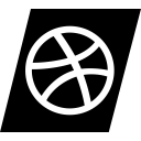 پیش‌نمایش فایل dribbble-62 از پک مورب بیرونی رسانه اجتماعی