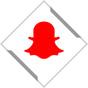 پیش‌نمایش فایل snapchat-60 از پک مکعب سفید شبکه های اجتماعی