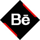 پیش‌نمایش فایل behance-85 از پک مکعب قرمز رسانه اجتماعی