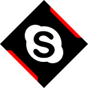 پیش‌نمایش فایل skype-80 از پک مکعب قرمز رسانه اجتماعی