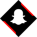 پیش‌نمایش فایل snapchat-62 از پک مکعب قرمز رسانه اجتماعی