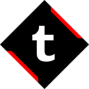 پیش‌نمایش فایل tumblr-64 از پک مکعب قرمز رسانه اجتماعی