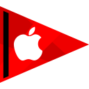 پیش‌نمایش فایل apple-599 از پک پرچم های شبکه های اجتماعی