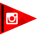 پیش‌نمایش فایل instagram-96 از پک پرچم های شبکه های اجتماعی