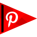 پیش‌نمایش فایل pinterest-75 از پک پرچم های شبکه های اجتماعی
