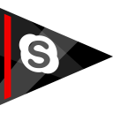 پیش‌نمایش فایل skype-83 از پک پرچم های شبکه های اجتماعی