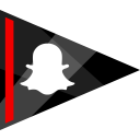 پیش‌نمایش فایل snapchat-65 از پک پرچم های شبکه های اجتماعی
