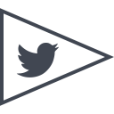 پیش‌نمایش فایل twitter-104 از پک پرچم های شبکه های اجتماعی خطی