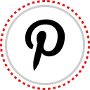 پیش‌نمایش فایل pinterest-80 از پک شبکه های اجتماعی فلت