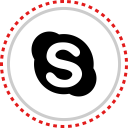 پیش‌نمایش فایل skype-87 از پک شبکه های اجتماعی فلت