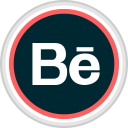 پیش‌نمایش فایل behance-95 از پک گرد رسانه اجتماعی