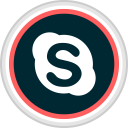 پیش‌نمایش فایل skype-90 از پک گرد رسانه اجتماعی