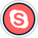 پیش‌نمایش فایل skype-91 از پک گرد رسانه اجتماعی