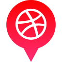 پیش‌نمایش فایل dribbble-84 از پک پین های شبکه های اجتماعی