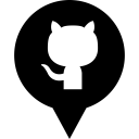 پیش‌نمایش فایل github-64 از پک پین های شبکه های اجتماعی