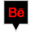 پیش‌نمایش فایل behance-102 از پک پین های رنگی شبکه های اجتماعی