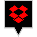 پیش‌نمایش فایل dropbox-70 از پک پین های رنگی شبکه های اجتماعی
