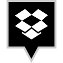 پیش‌نمایش فایل dropbox-71 از پک پین های رنگی شبکه های اجتماعی