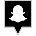 پیش‌نمایش فایل snapchat-73 از پک پین های رنگی شبکه های اجتماعی