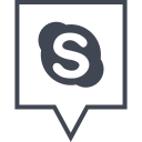 پیش‌نمایش فایل skype-99 از پک پین های شبکه های اجتماعی خطی