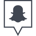 پیش‌نمایش فایل snapchat-74 از پک پین های شبکه های اجتماعی خطی