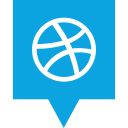 پیش‌نمایش فایل dribbble-91 از پک پین های شبکه های اجتماعی