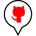 پیش‌نمایش فایل github-75 از پک پین های رنگی شبکه های اجتماعی جلد 2