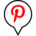 پیش‌نمایش فایل pinterest-100 از پک پین های رنگی شبکه های اجتماعی جلد 2