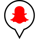 پیش‌نمایش فایل snapchat-82 از پک پین های رنگی شبکه های اجتماعی جلد 2