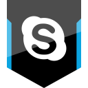 پیش‌نمایش فایل skype-110 از پک سپر رنگی رسانه اجتماعی