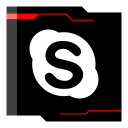 پیش‌نمایش فایل skype-117 از پک شبکه های اجتماعی فلت