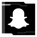 پیش‌نمایش فایل snapchat-93 از پک شبکه های اجتماعی فلت