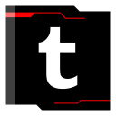 پیش‌نمایش فایل tumblr-101 از پک شبکه های اجتماعی فلت