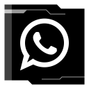 پیش‌نمایش فایل whatsapp-99 از پک شبکه های اجتماعی فلت